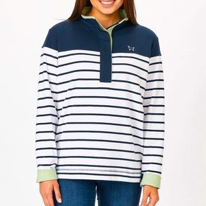 The Black Dog Ladies Skipper Pullover in Vintage Navy- NEW WITH TAGS
